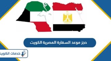 طريقة حجز موعد السفارة المصرية الكويت
